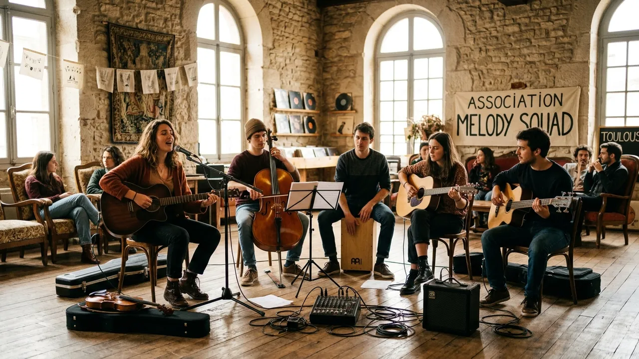 Atelier de répétition et médiation musicale au sein du collectif associatif Melody Squad à Toulouse