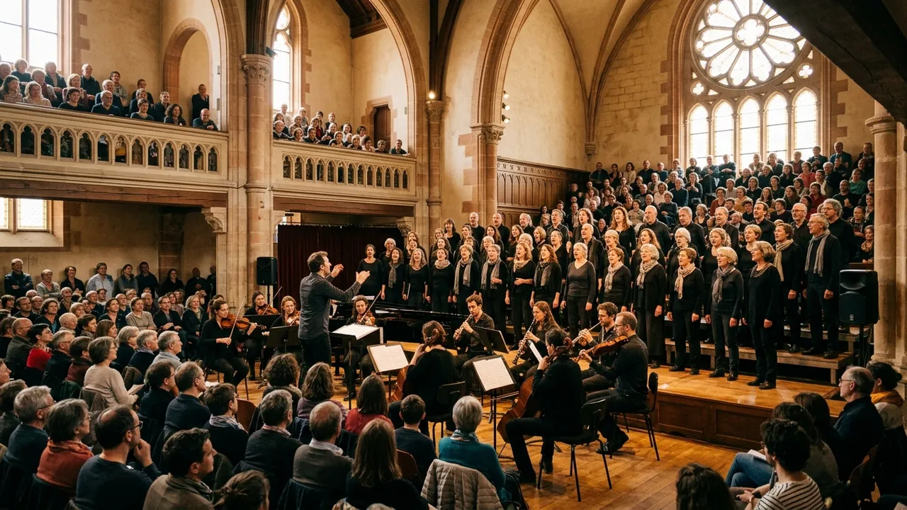 Ensemble musical et répétition générale soutenue par l'association Melody Squad